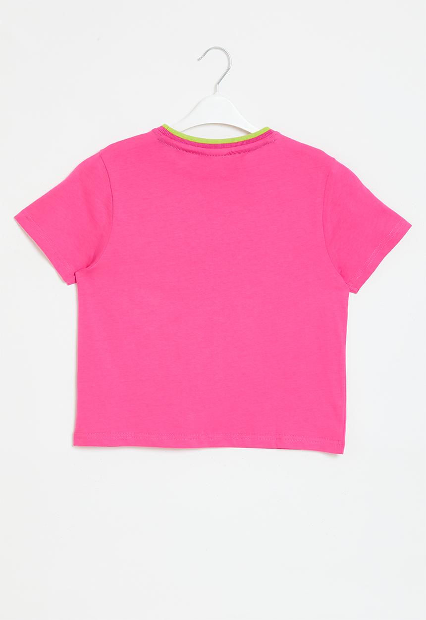 FILA - Bridget crop box T-shirt - fuschia purple