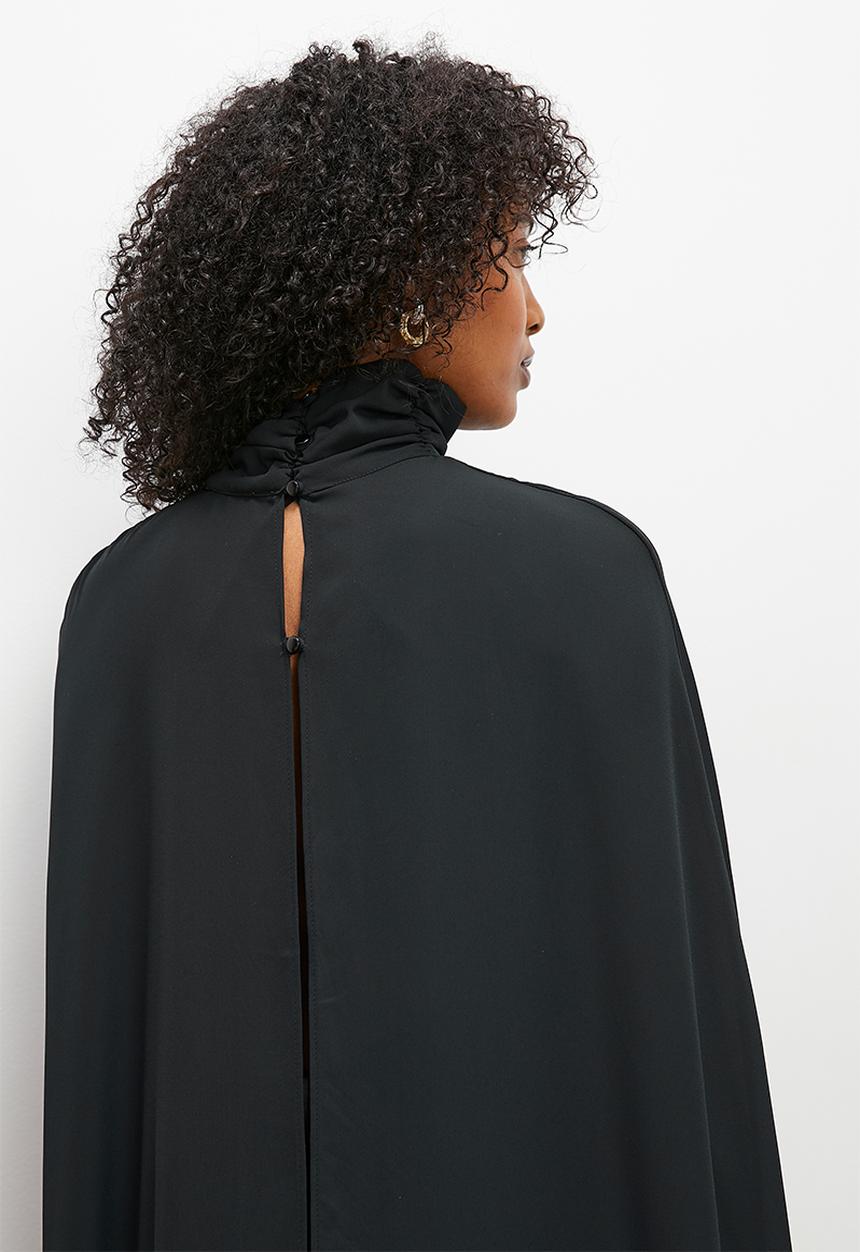 edit - Soft shell cape - black