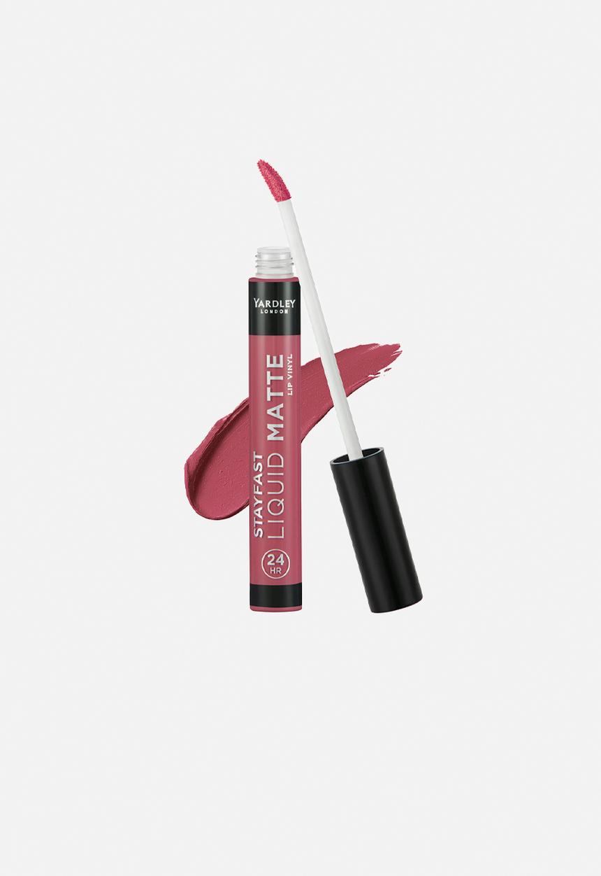 Yardley London - Stayfast Liquid Matte Vinyl Lipstick - Deep Blush