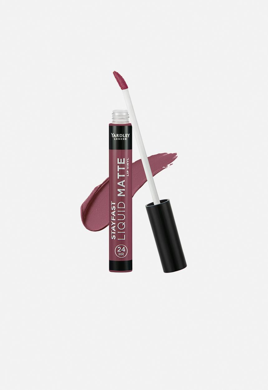 Yardley London - Stayfast Liquid Matte Vinyl Lipstick - Plum