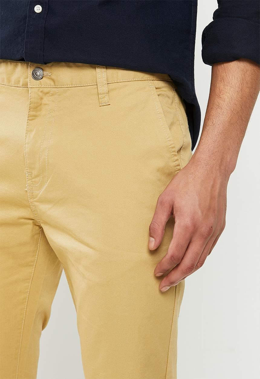 GUESS - Mns stretch twill slim fit chino - tan