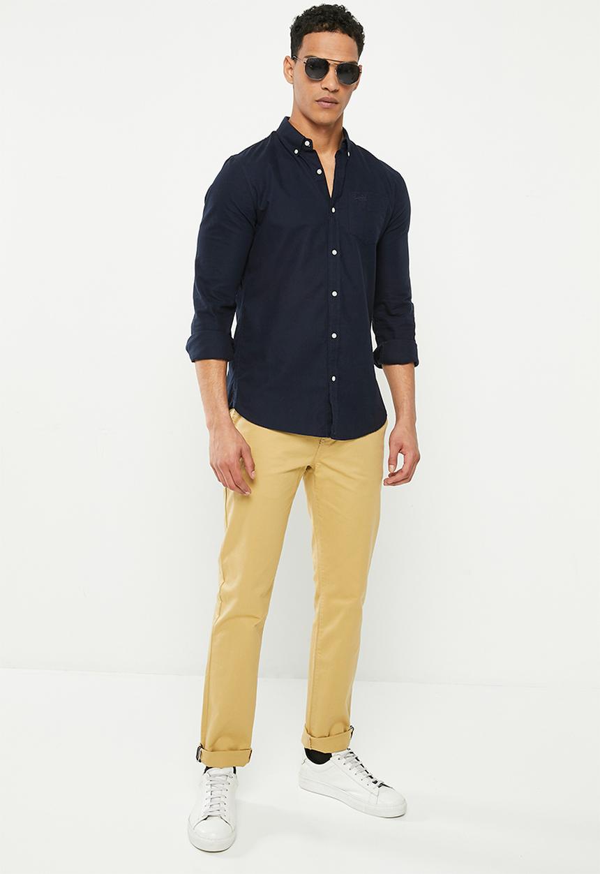 GUESS - Mns stretch twill slim fit chino - tan