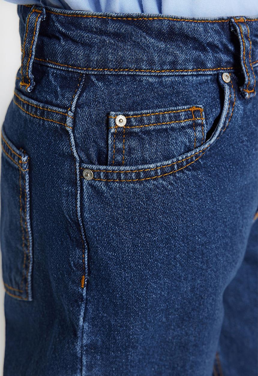 Trendyol - Mom jeans - dark blue