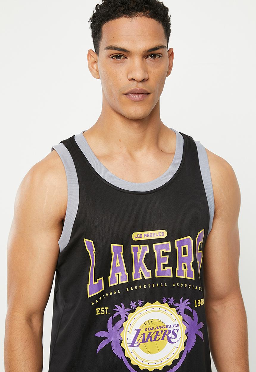 NBA - Men's street vest lakers - black