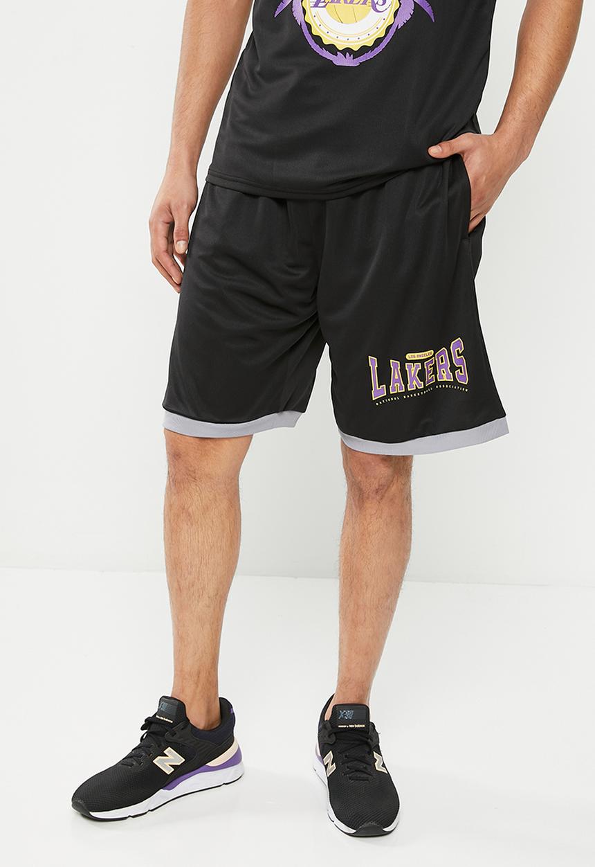 NBA - Men's street shorts lakers - black