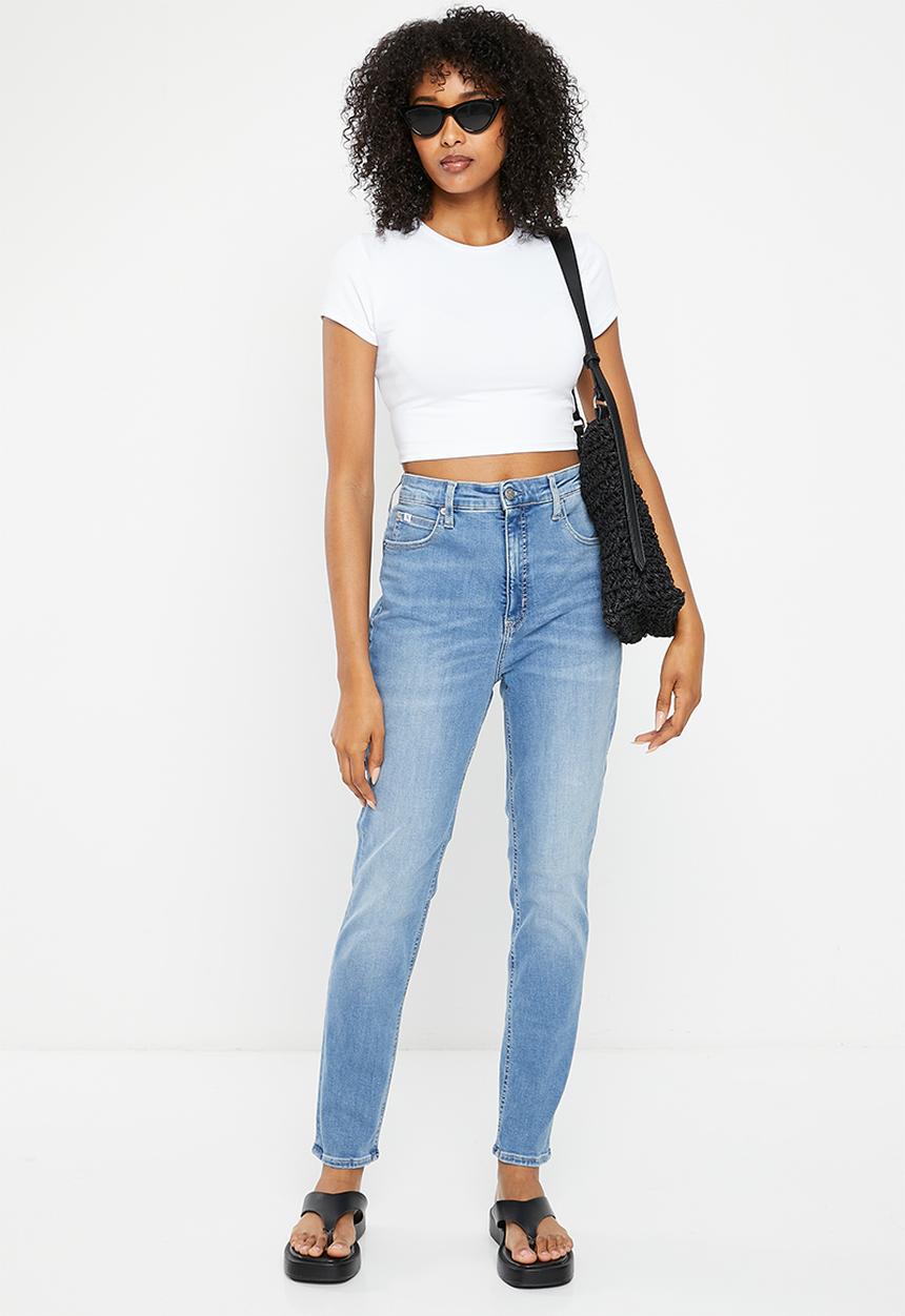 Calvin Klein - High rise skinny - denim blue