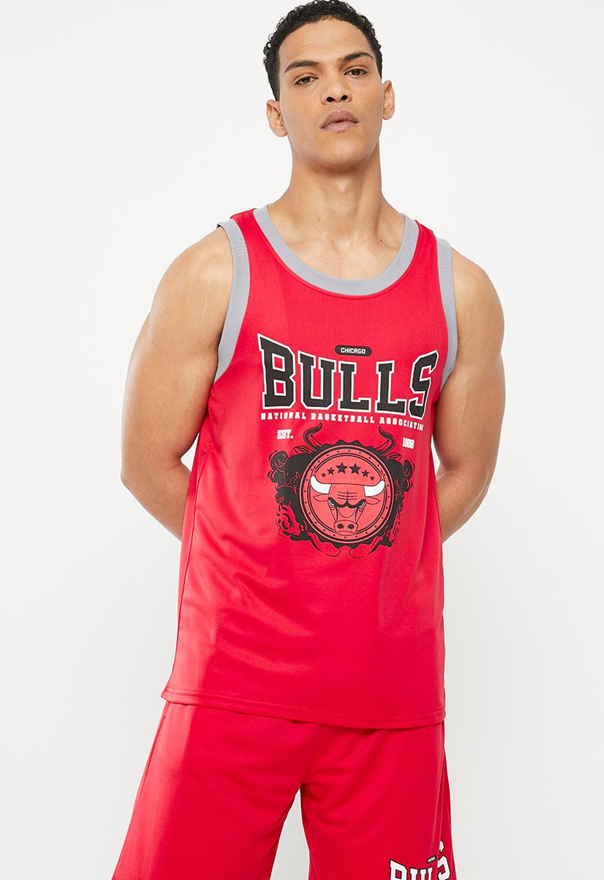 NBA - Men's street vest chicago bulls - red