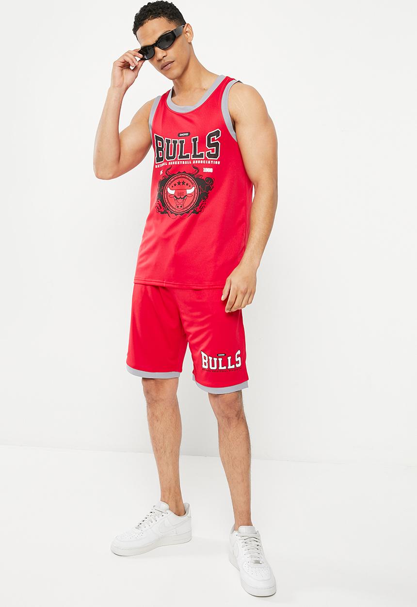 NBA - Men's street vest chicago bulls - red