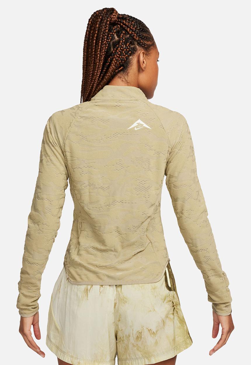 Nike - W nk trail df midlayer - neutral olive & sea glass