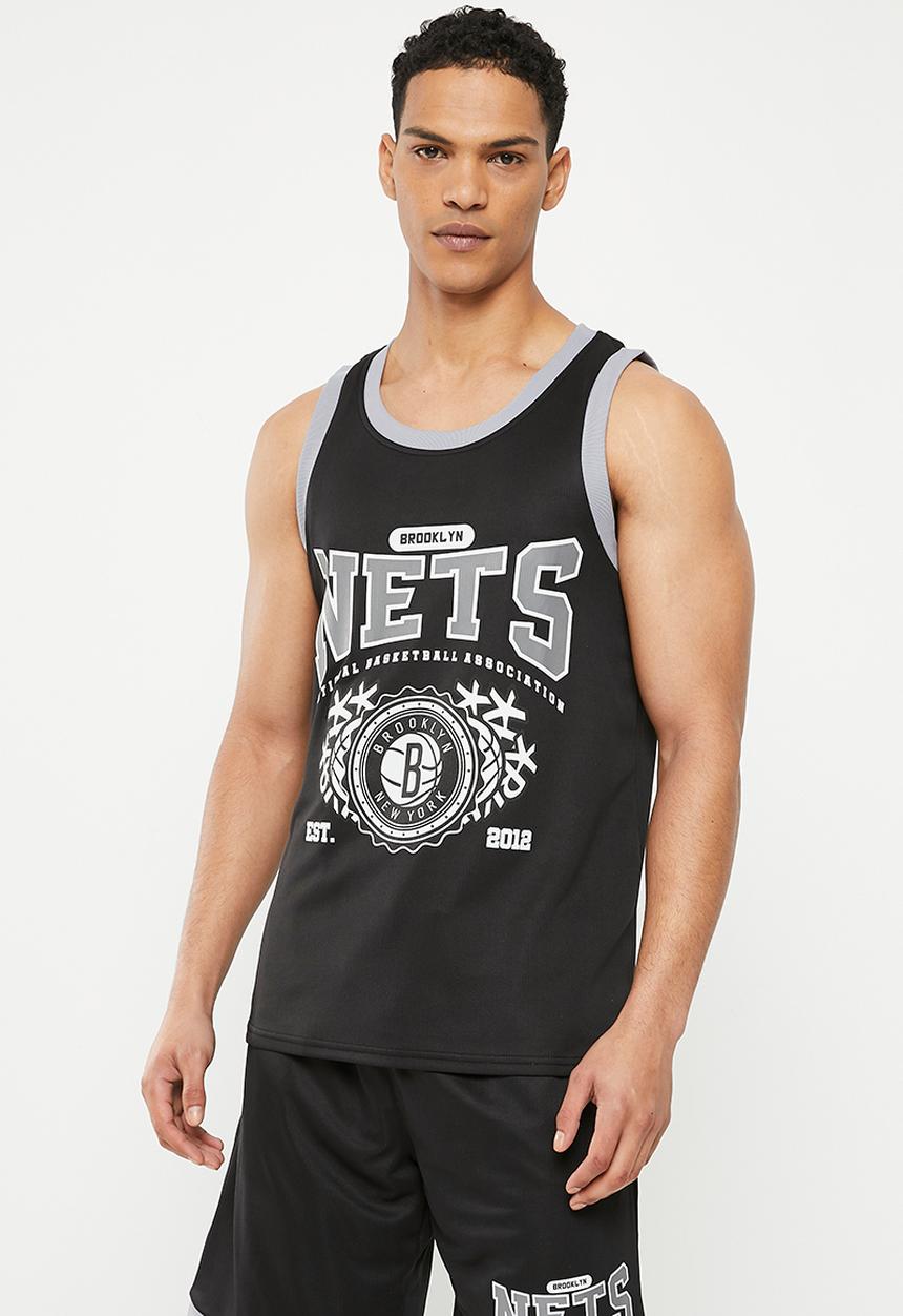 NBA - Men's street vest brooklyn nets - black