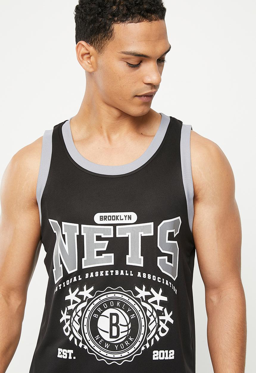 NBA - Men's street vest brooklyn nets - black