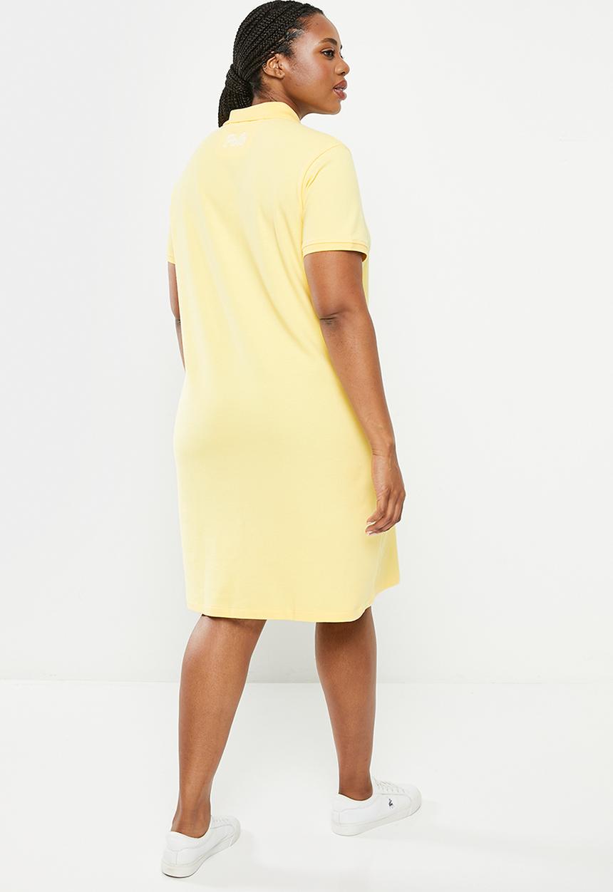POLO - Plus Kathy Golfer Dress - Yellow