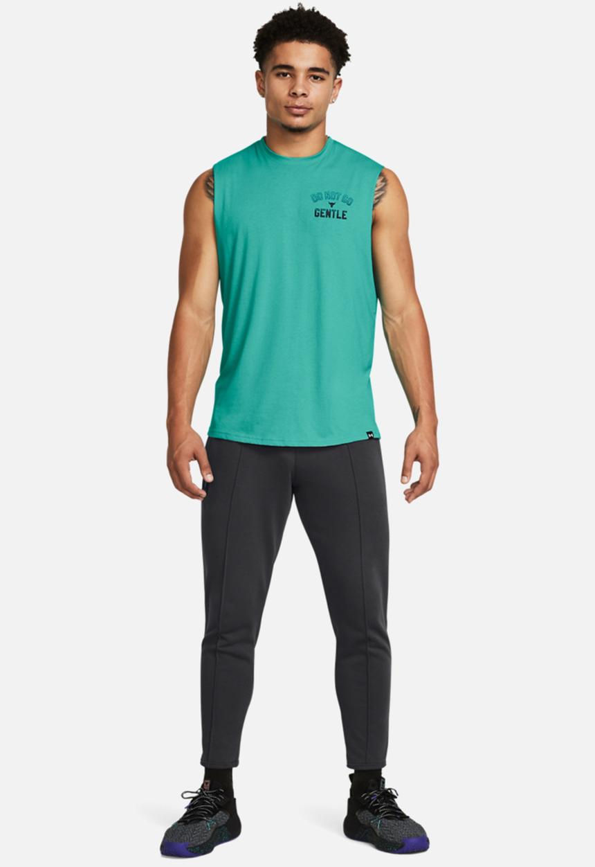 Under Armour - UA Project Rock sms sleeveless tank q4 - turquiose