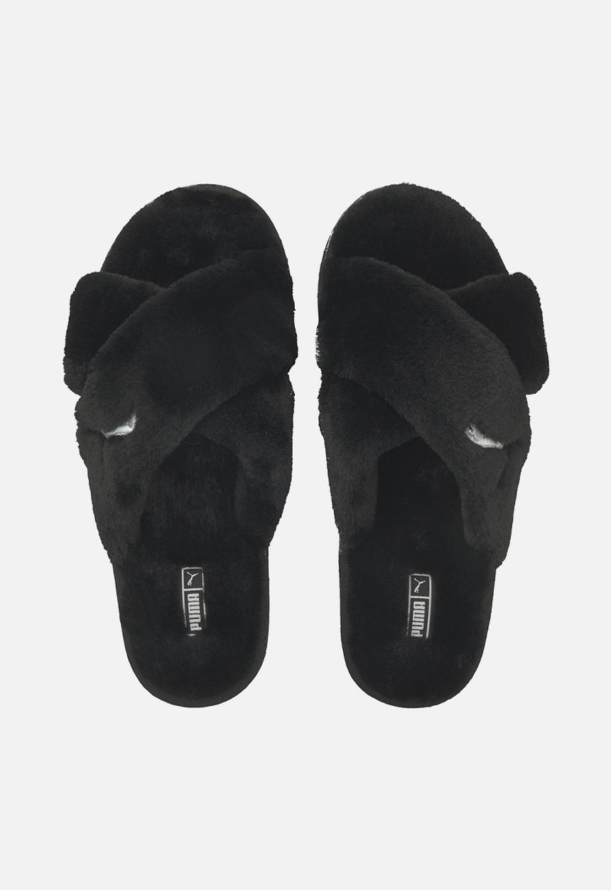 PUMA - Puma fluff x strap - puma black-puma white