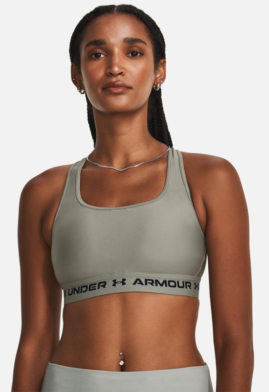 Under Armour - Ua crossback mid bra - grove green/black