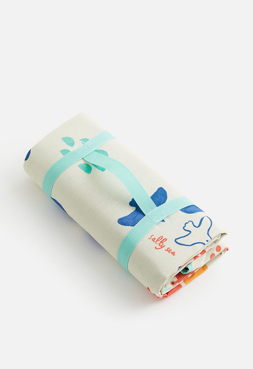 H&M - Patterned picnic blanket - light beige patterned