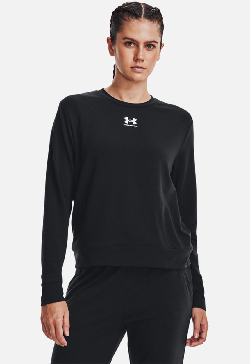 Under Armour - Rival terry crew - black/white