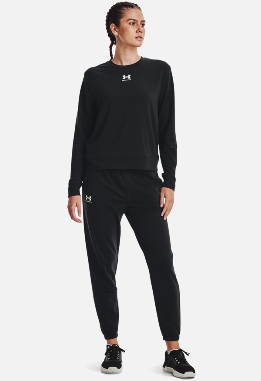 Under Armour - Rival terry crew - black/white
