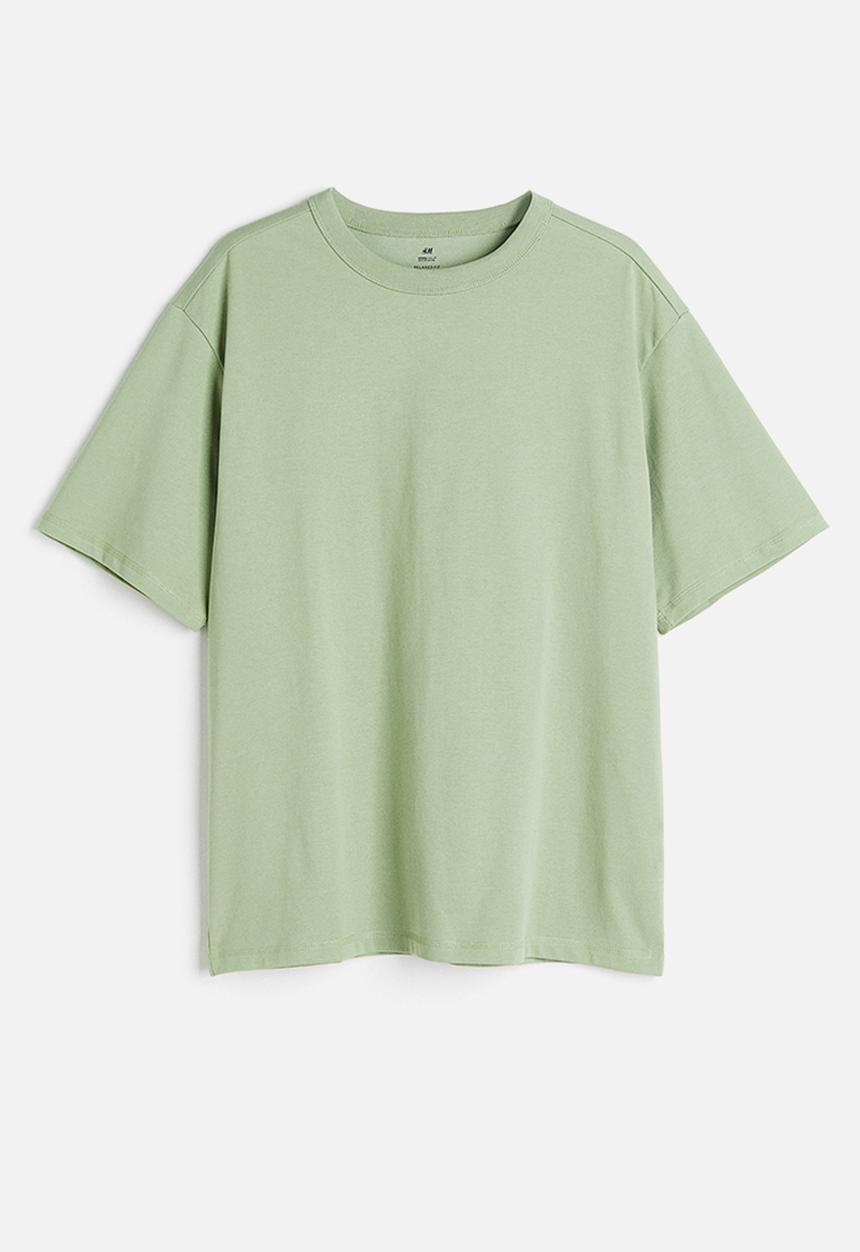 H&M - Coolmax® relaxed fit T-shirt - pistachio green