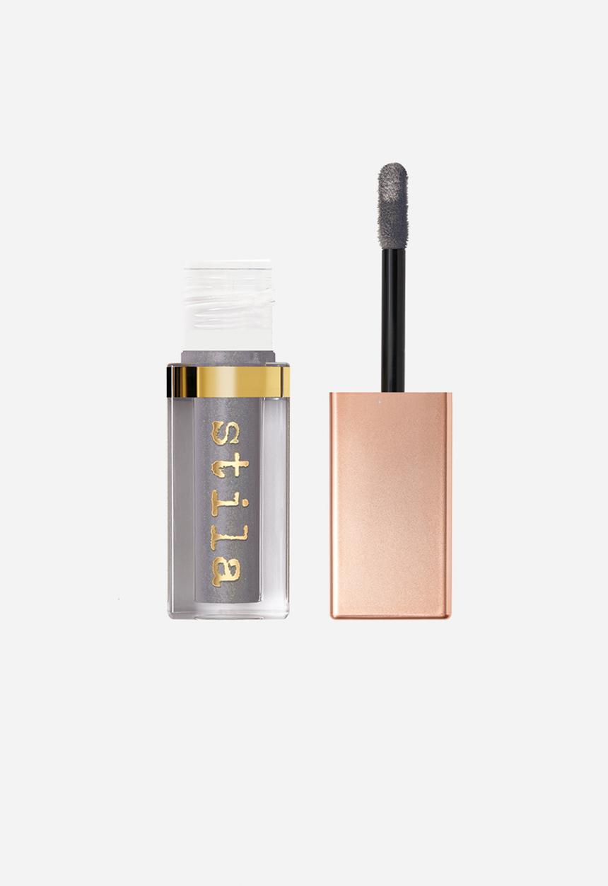 Stila - Suede Shade Liquid Eye Shadow Sheer Nudes - Sheer Pewter