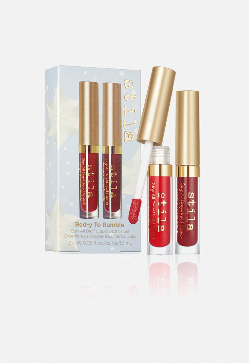 Stila - Stay All Day Liquid Lipstick Duo - Red-Y To Rumble