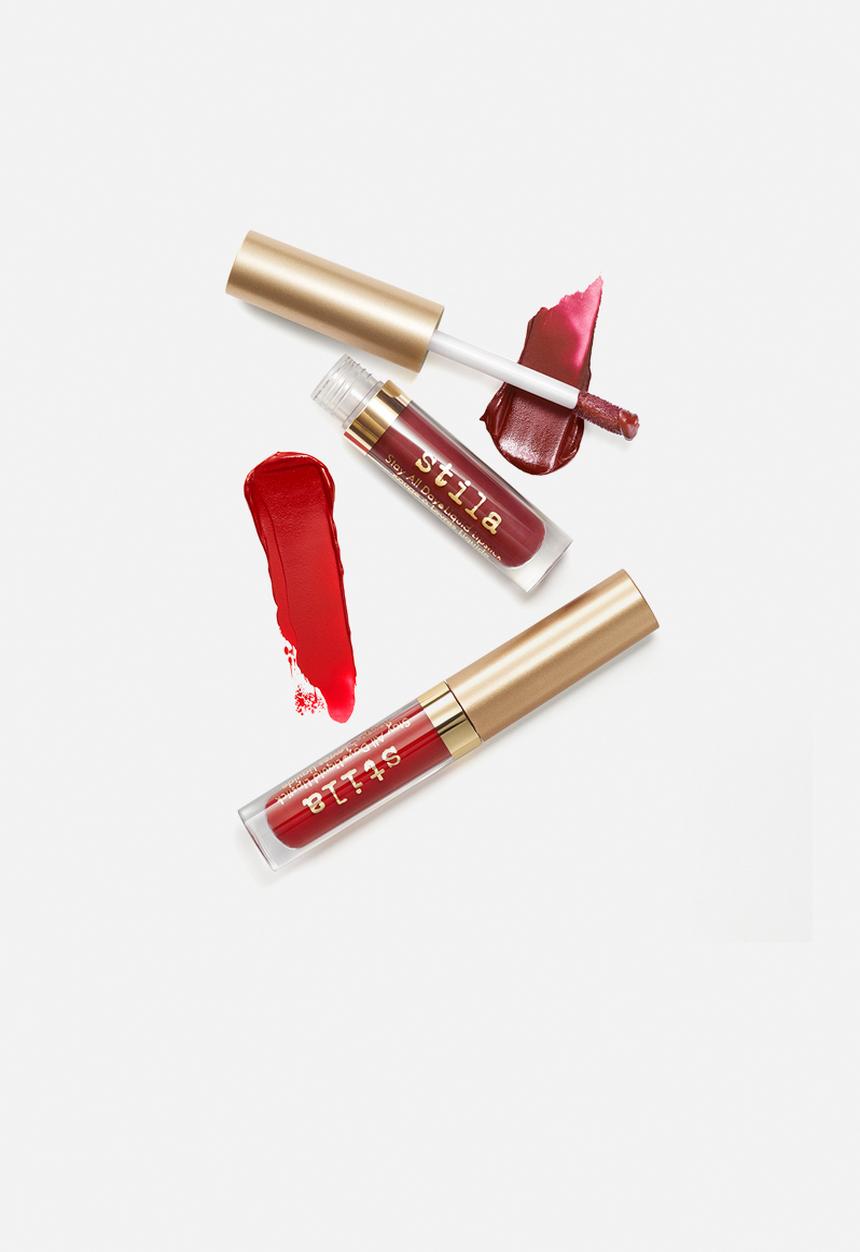 Stila - Stay All Day Liquid Lipstick Duo - Red-Y To Rumble