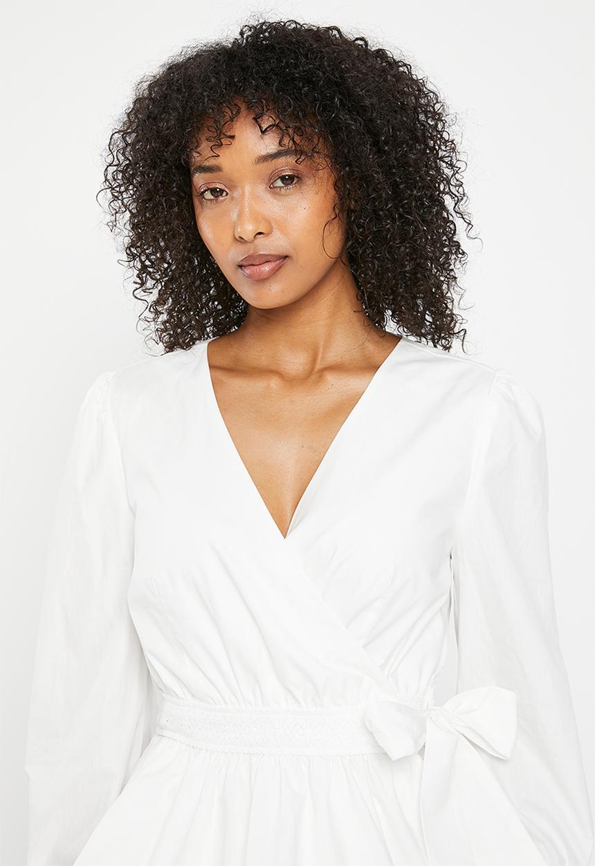 Pringle of Scotland - Pringle ronel peplum shirt - white 