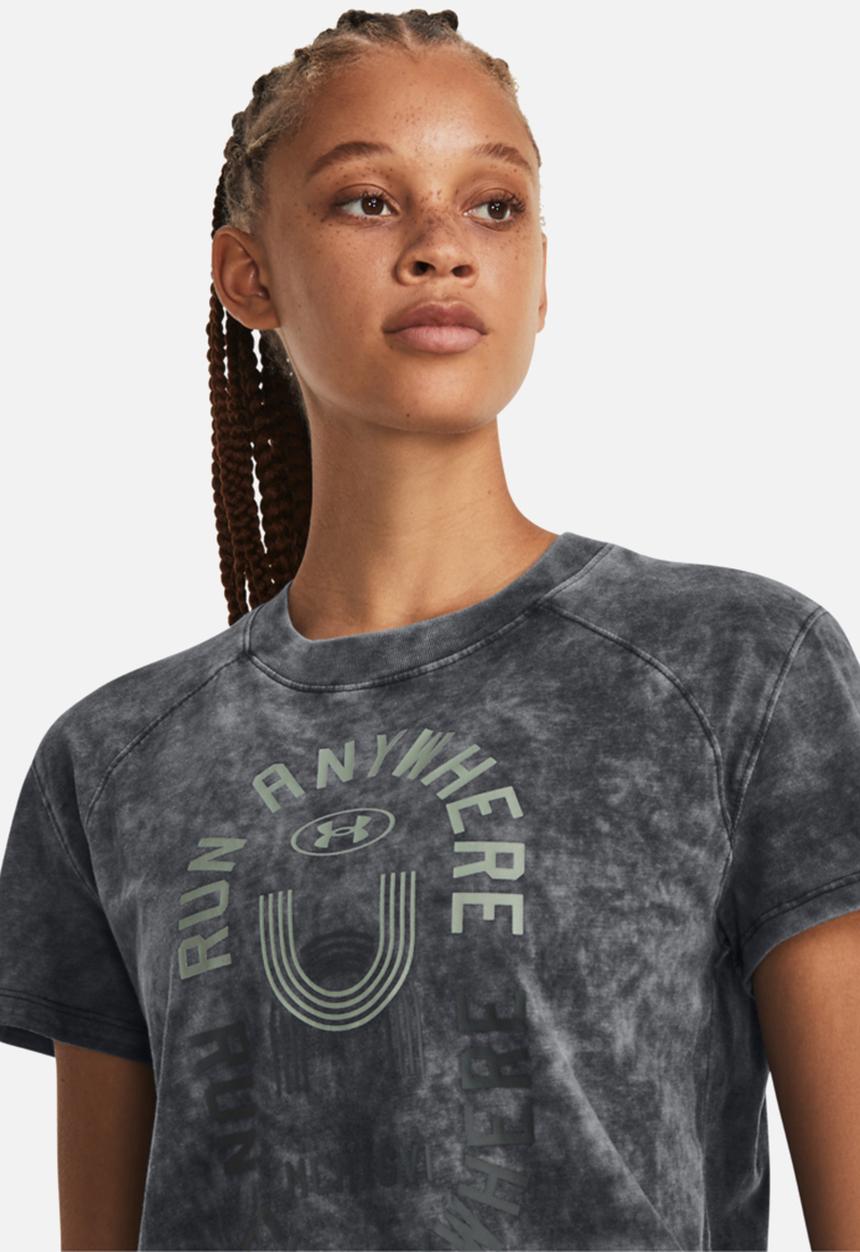 Under Armour - Ua run everywhere graphic short sleeve - black/reflective