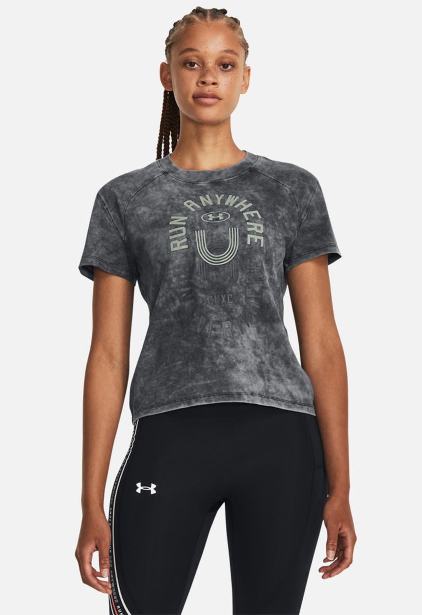 Under Armour - Ua run everywhere graphic short sleeve - black/reflective