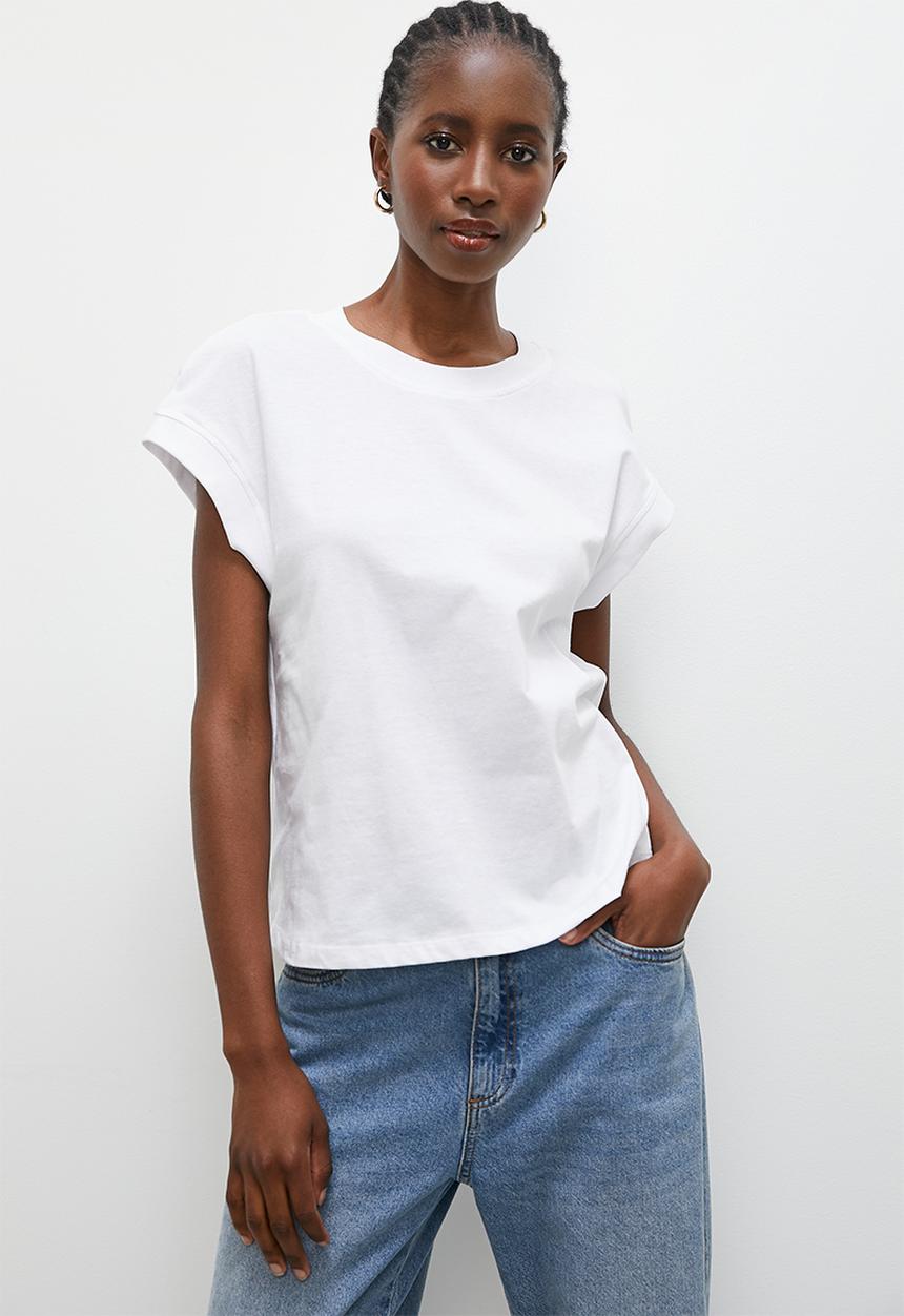 Superbalist - Grown on sleeve tee - white