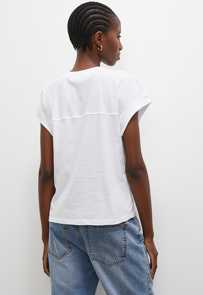 Superbalist - Grown on sleeve tee - white