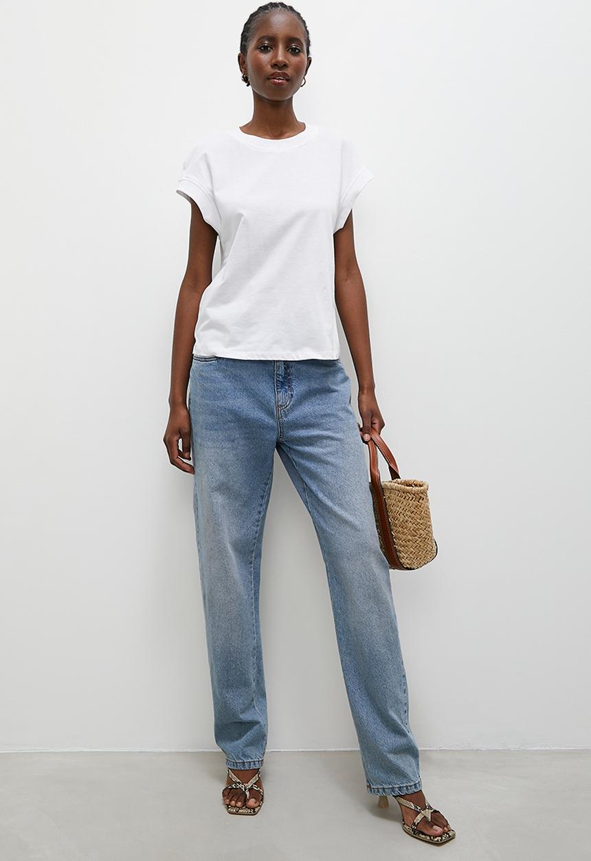 Superbalist - Grown on sleeve tee - white