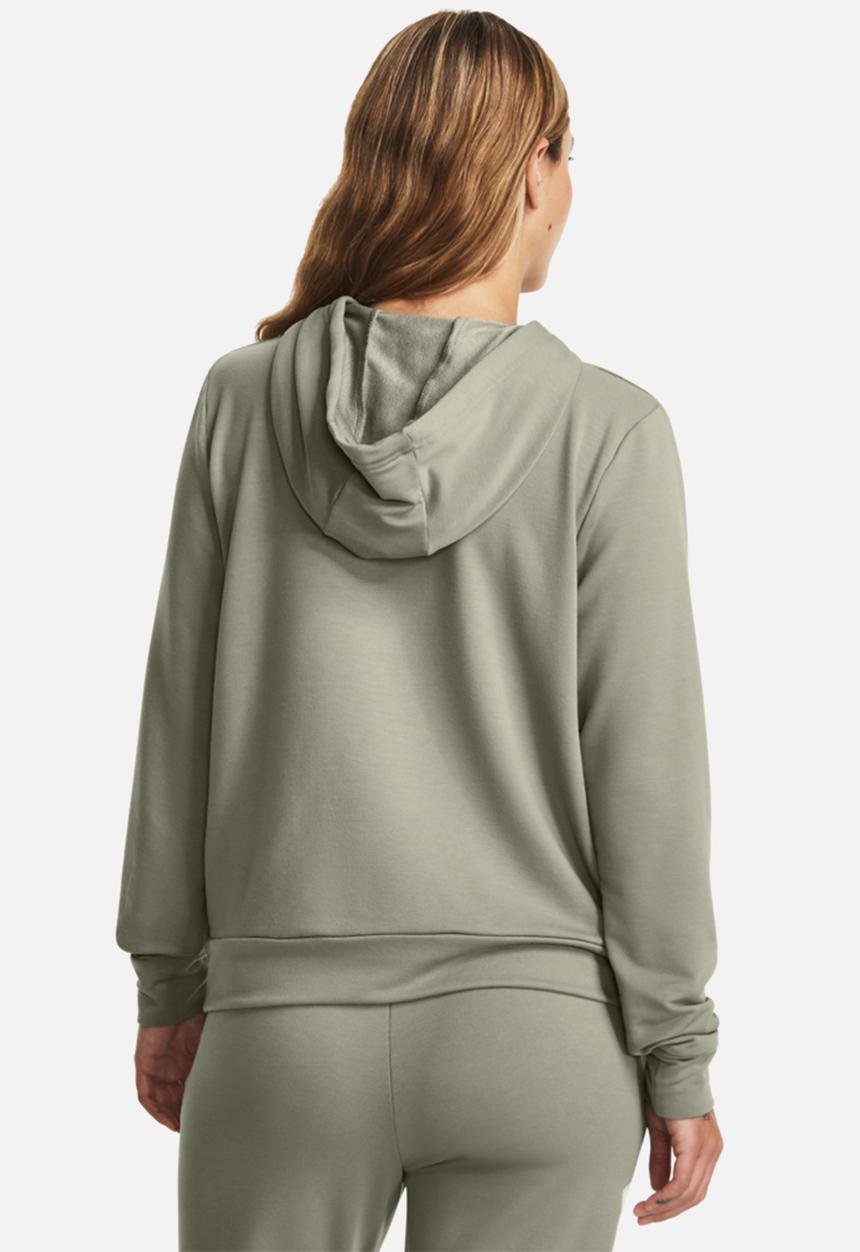 Under Armour - Ua rival terry graphic hoody - grove green/white