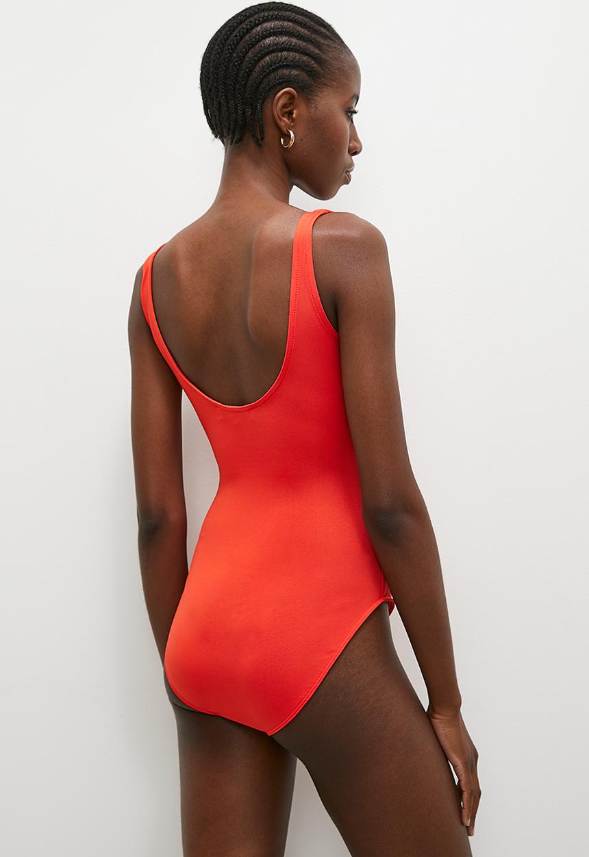 Superbalist - Double scoop bodysuit - orange