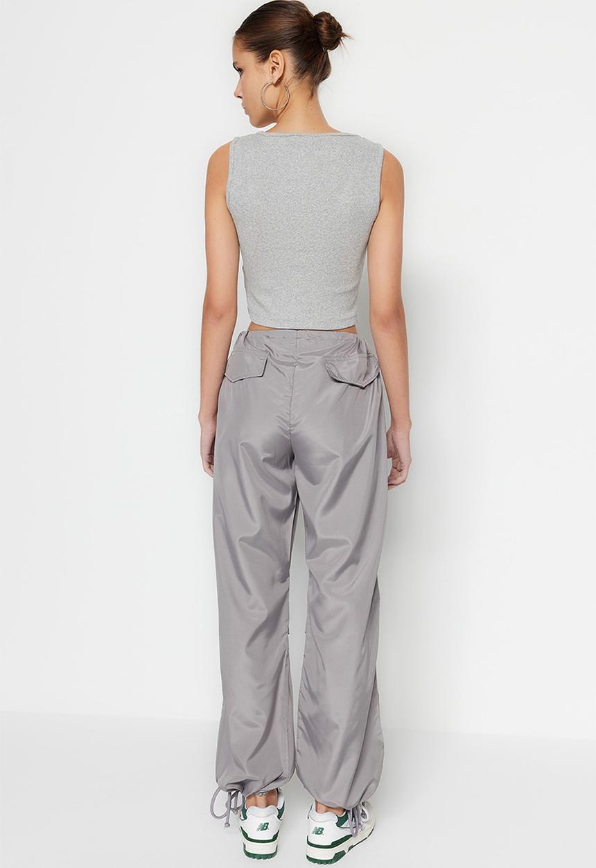 Trendyol - Parachute pants - gray