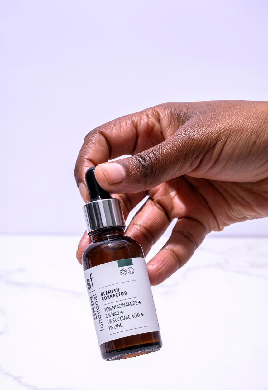SKIN functional - 10% Niacinamide + 2% NAG + 1% Succinic Acid + 1% Zinc, Blemish Correct