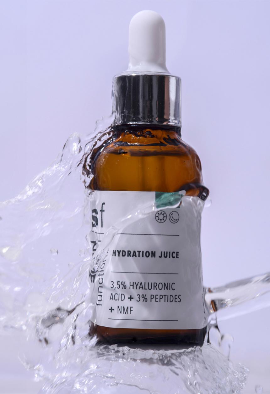SKIN functional - 3,5% Hyaluronic Acid + 3% Peptides + NMF, Hydration Juice