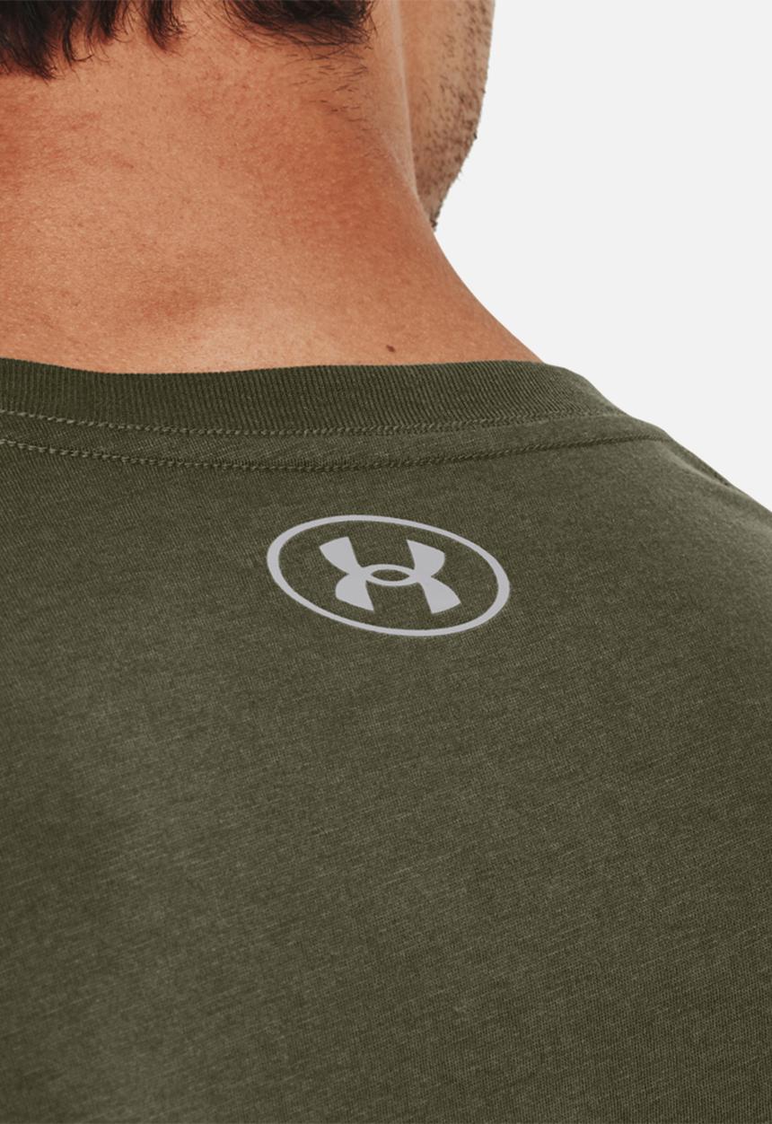 Under Armour - Ua team issue wordmark short sleeve - od green/halo gray/pewter