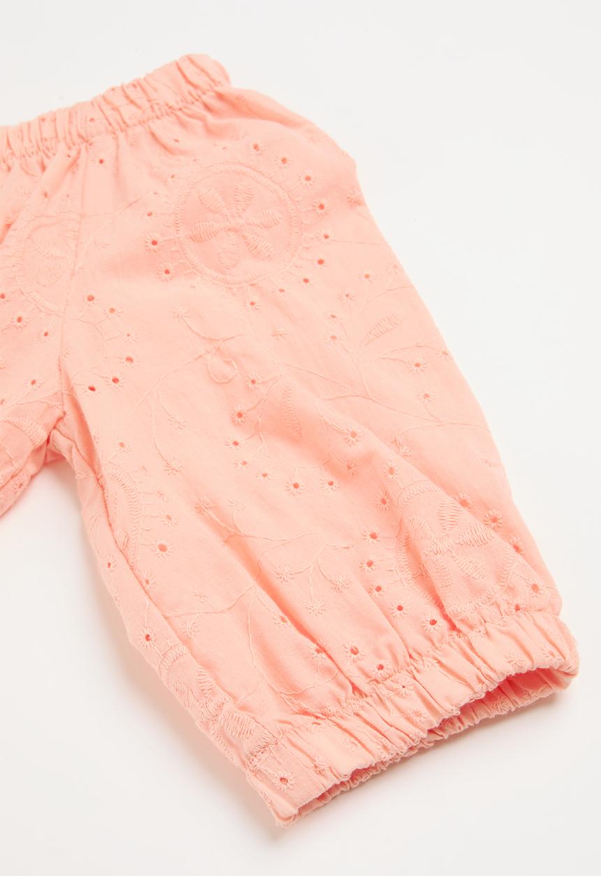 Pop Candy - Puff sleeved top - shell pink