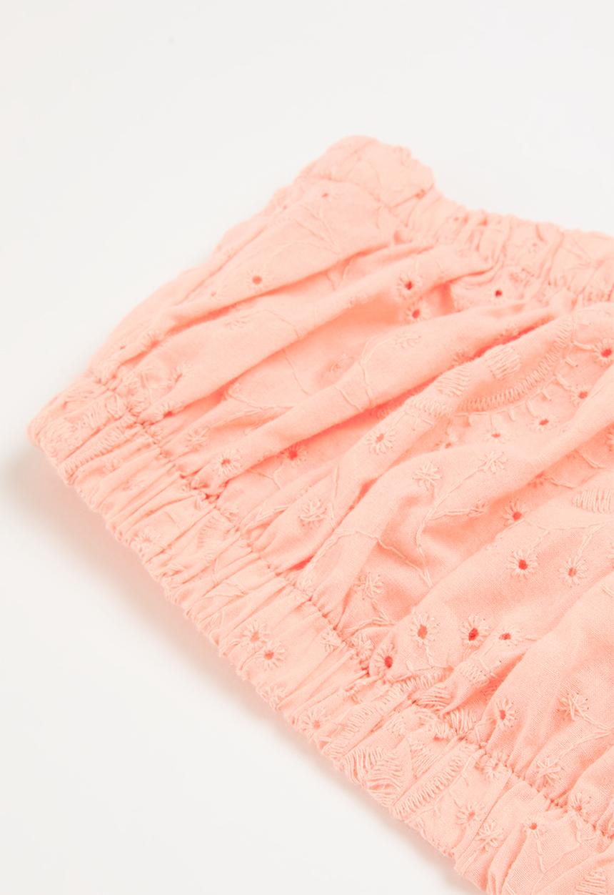 Pop Candy - Puff sleeved top - shell pink