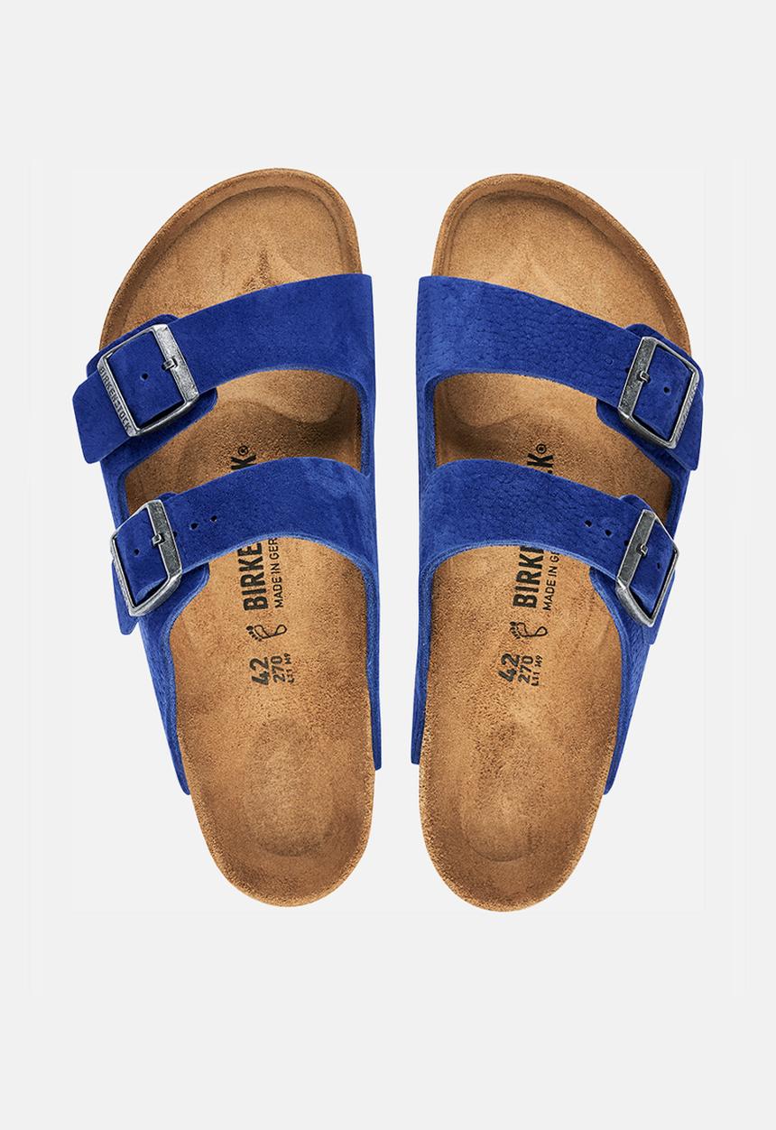 Birkenstock - Arizona nubuk leather regular - desert buck indigo blue