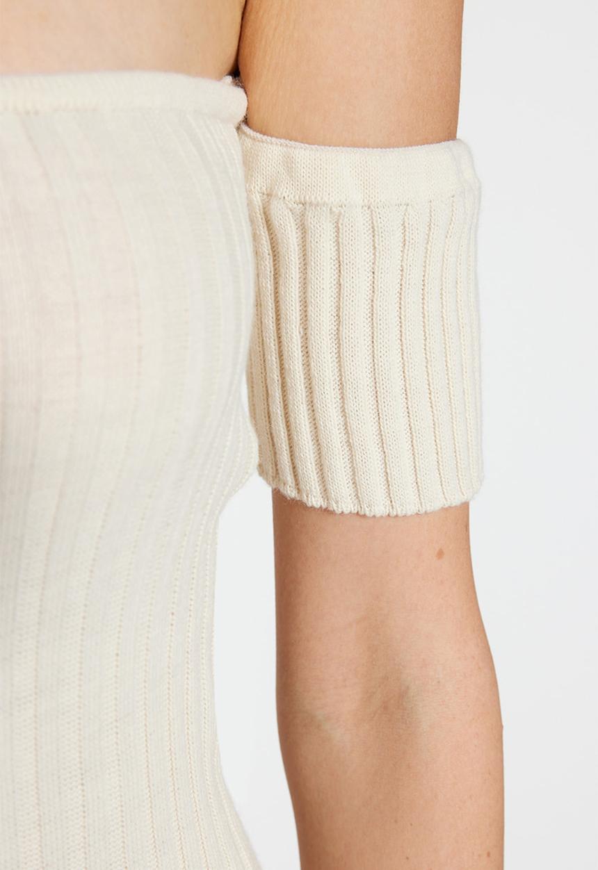 Trendyol - Carmen midi dress - beige
