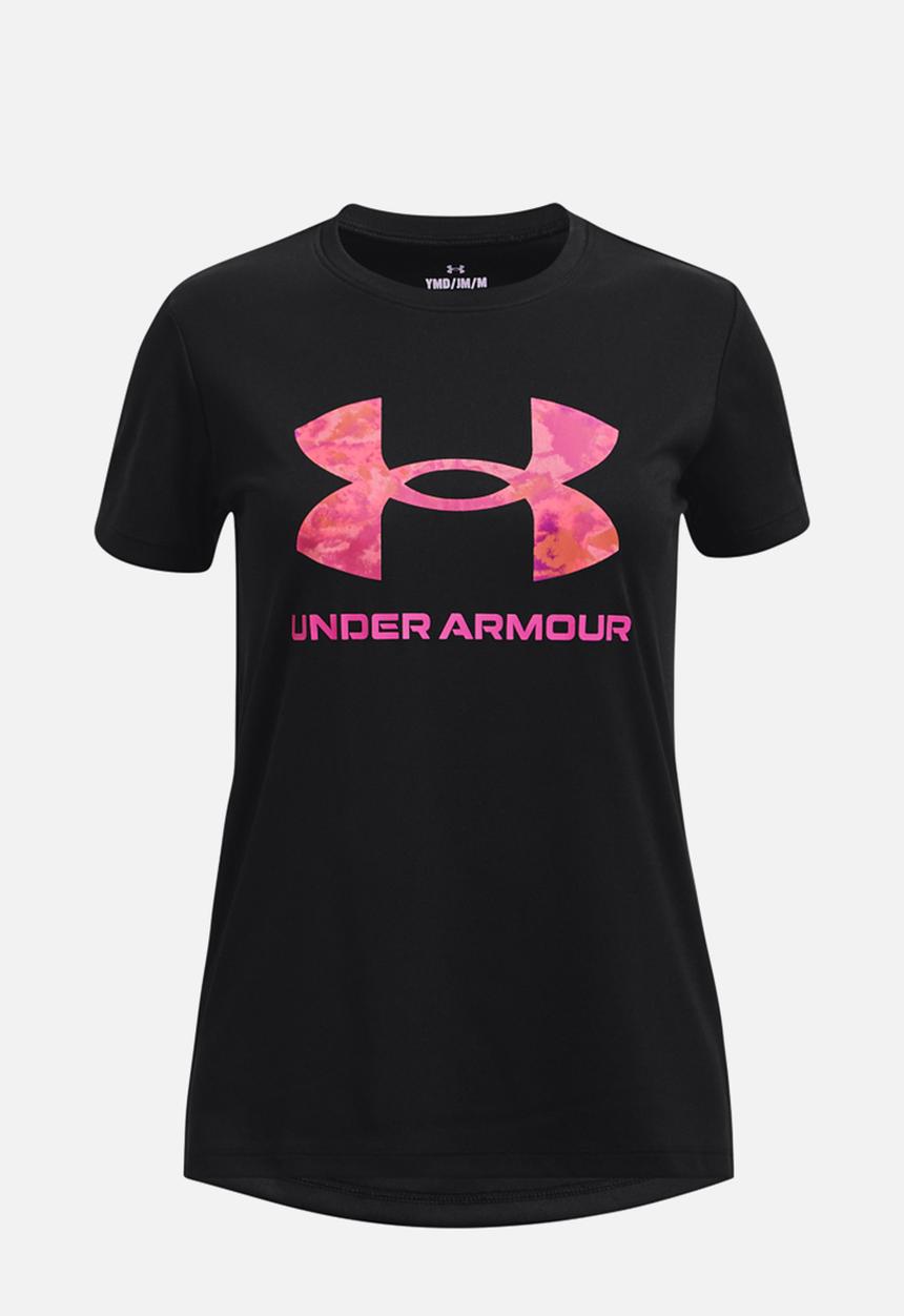 Under Armour - Ua tech print big logo tee - black