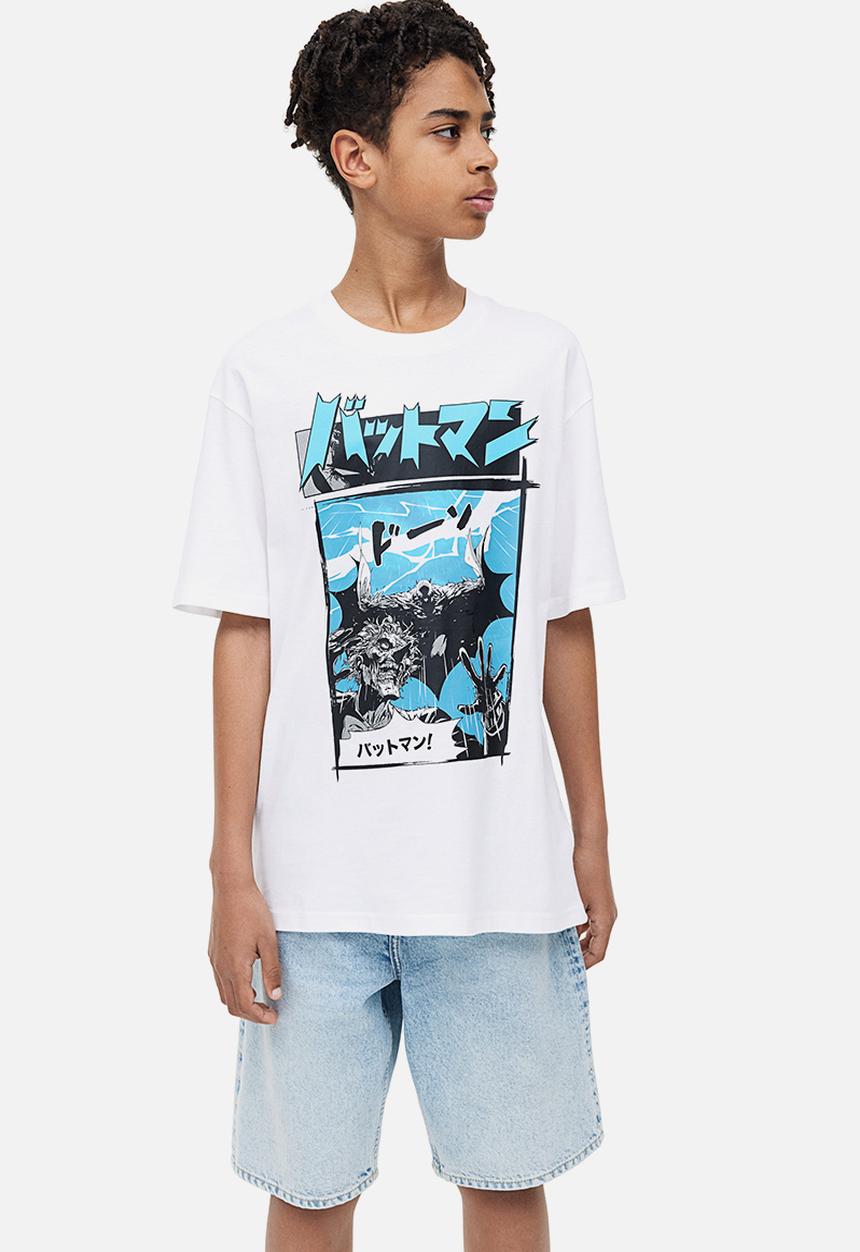 H&M - Printed t-shirt - white batman