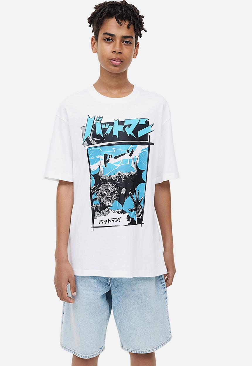H&M - Printed t-shirt - white batman