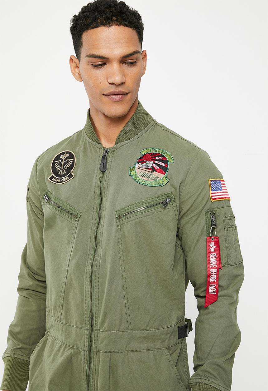 Alpha Industries - Ai cotton flightsuit - sage