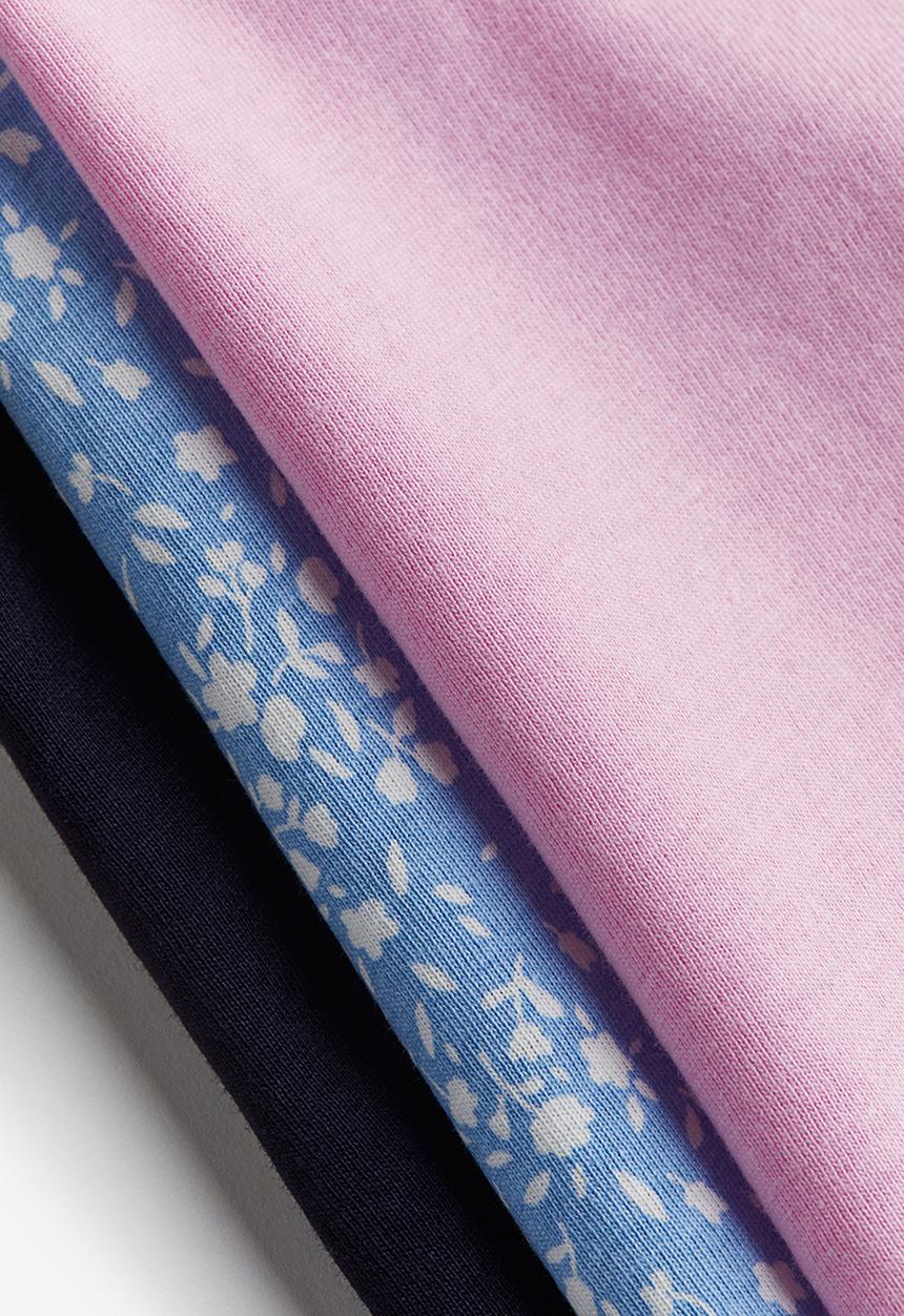 H&M - 3-pack puff-sleeved tops - multi