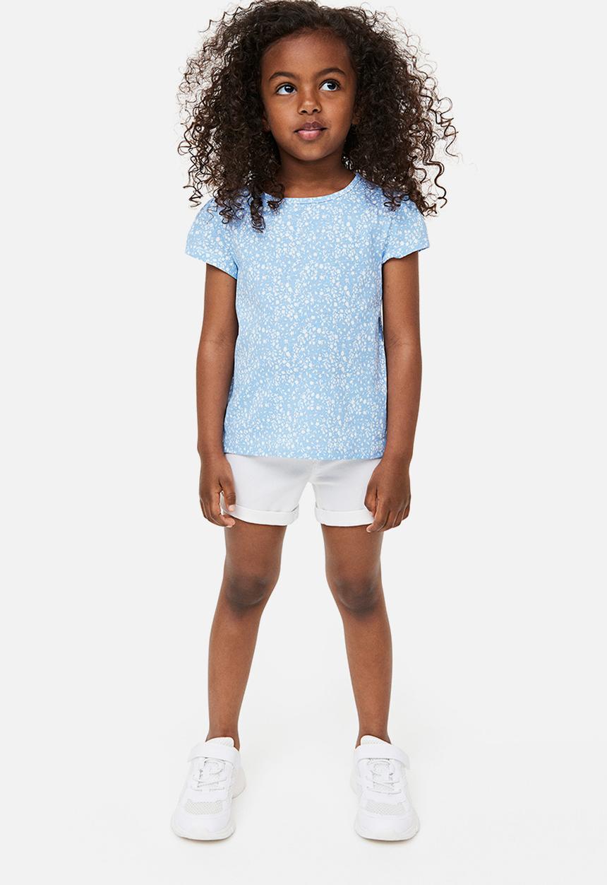 H&M - 3-pack puff-sleeved tops - multi