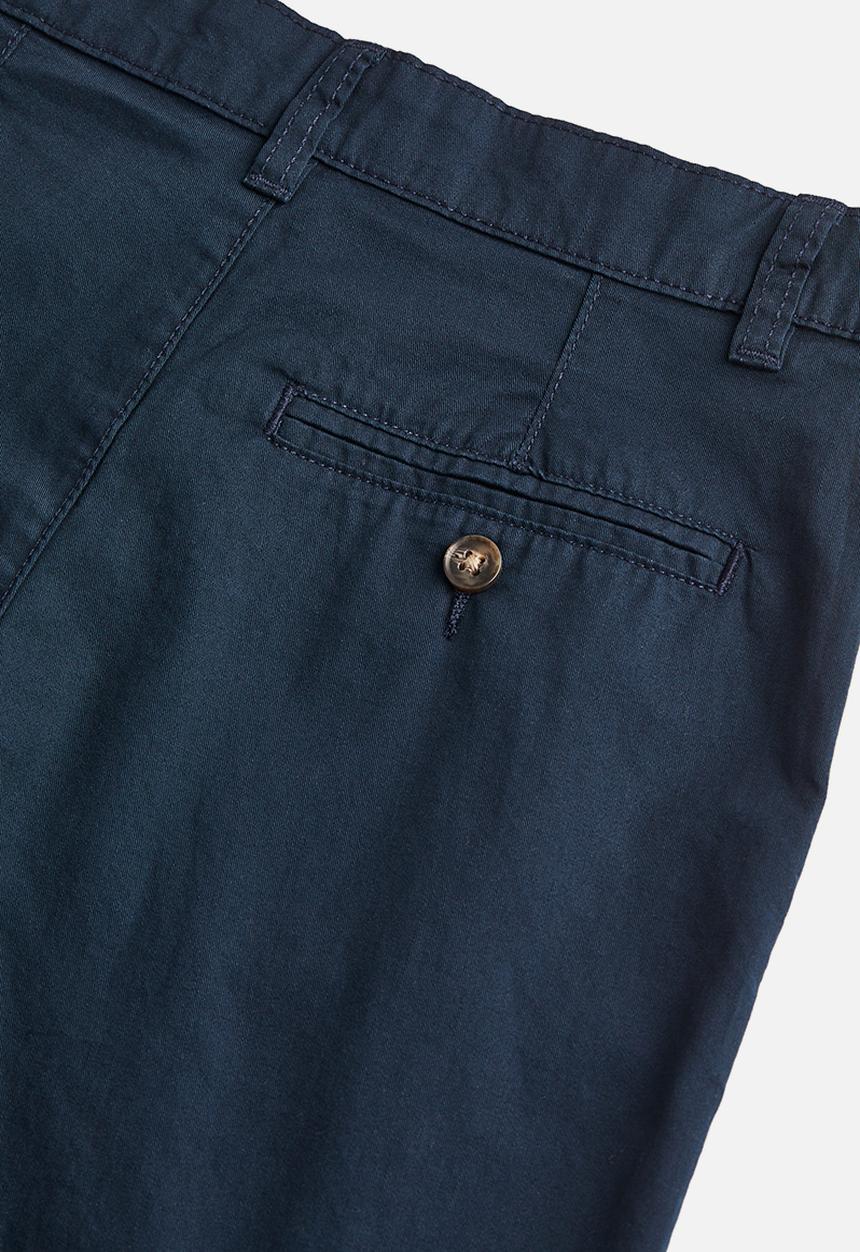 H&M - Cotton chino shorts - navy blue 