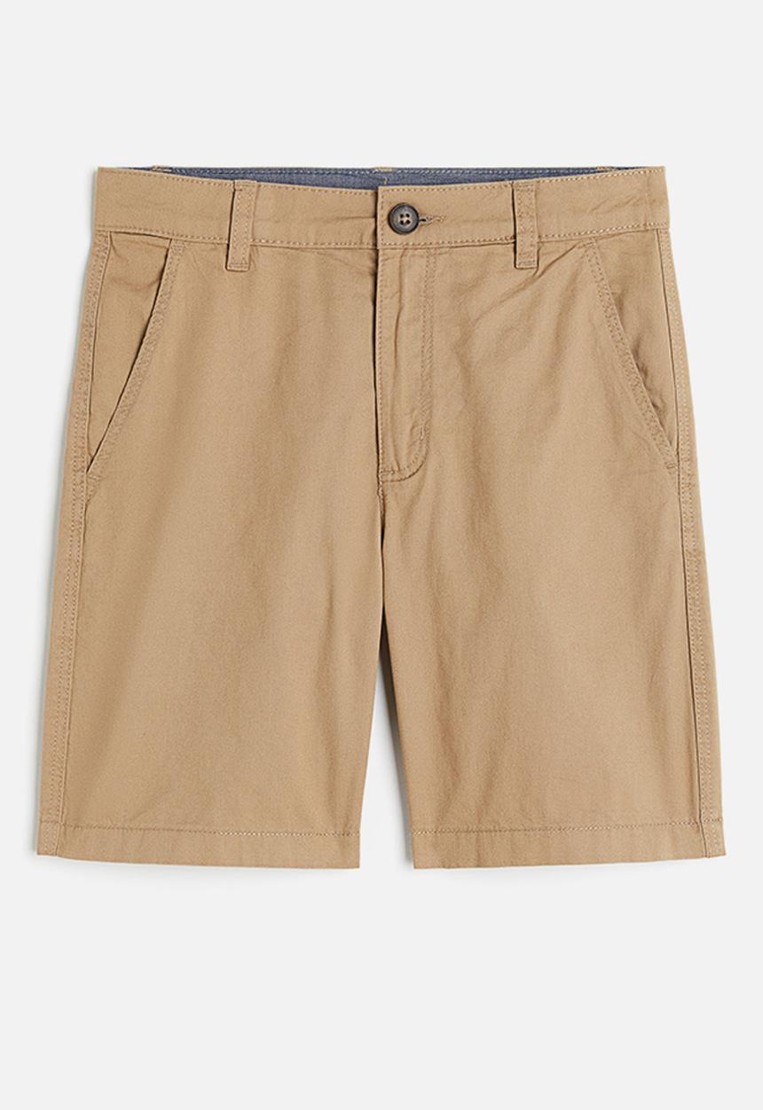 H&M - Cotton chino shorts - beige